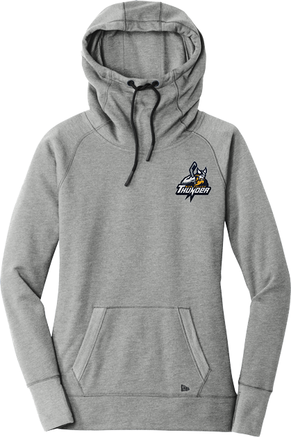 Mon Valley Thunder New Era Ladies Tri-Blend Fleece Pullover Hoodie