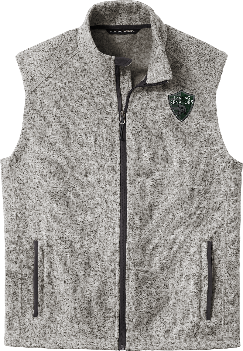 Lansing Senators Sweater Fleece Vest