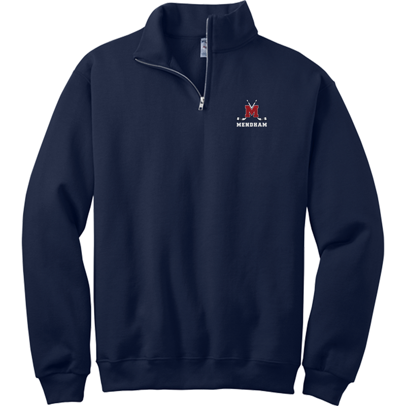 Mendham High School NuBlend 1/4-Zip Cadet Collar Sweatshirt