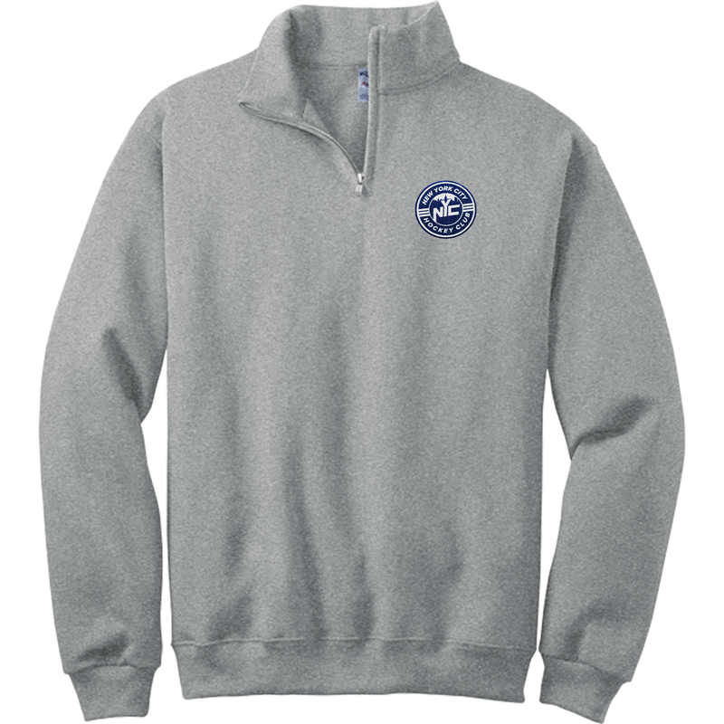NYC Hockey Club NuBlend 1/4-Zip Cadet Collar Sweatshirt