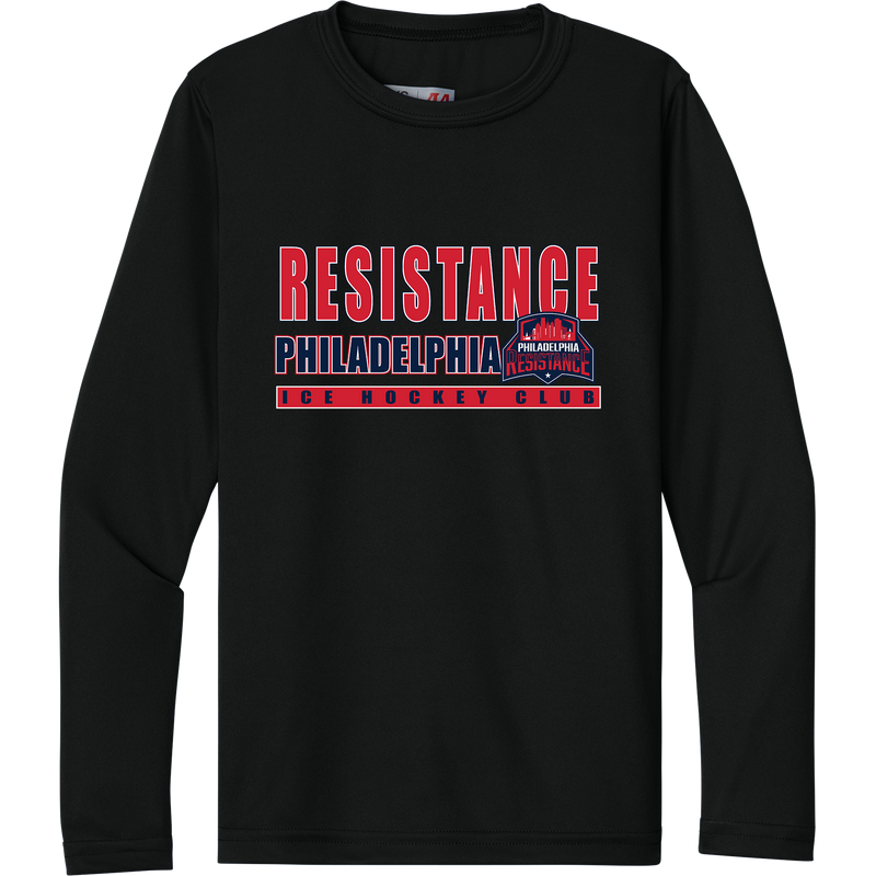 Philadelphia Resistance Youth Cooling Performance Long Sleeve Tee