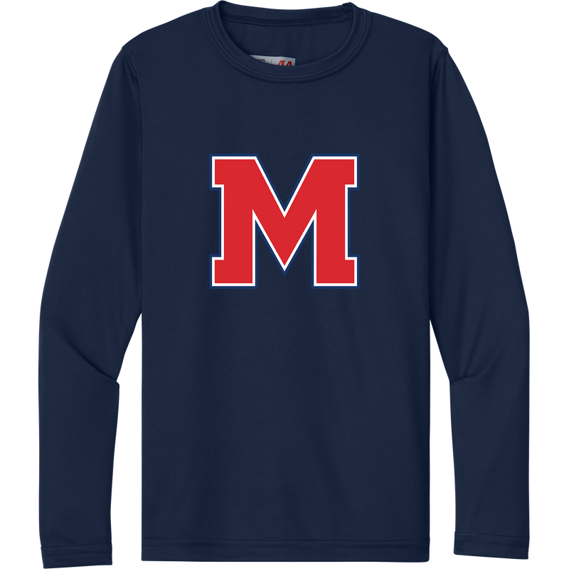 Mount St. Charles Youth Cooling Performance Long Sleeve Tee