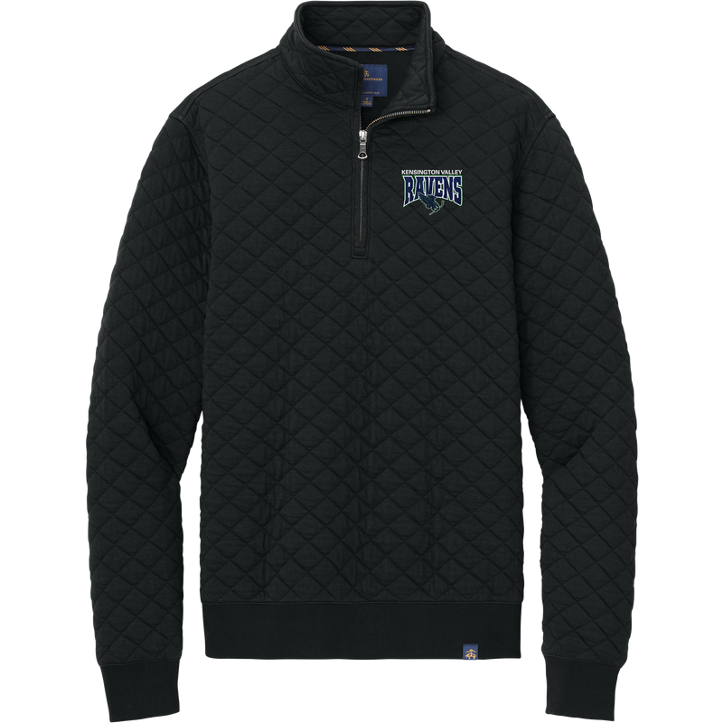 Kensington Valley Ravens Brooks Brothers Diamond Quilt 1/4-Zip