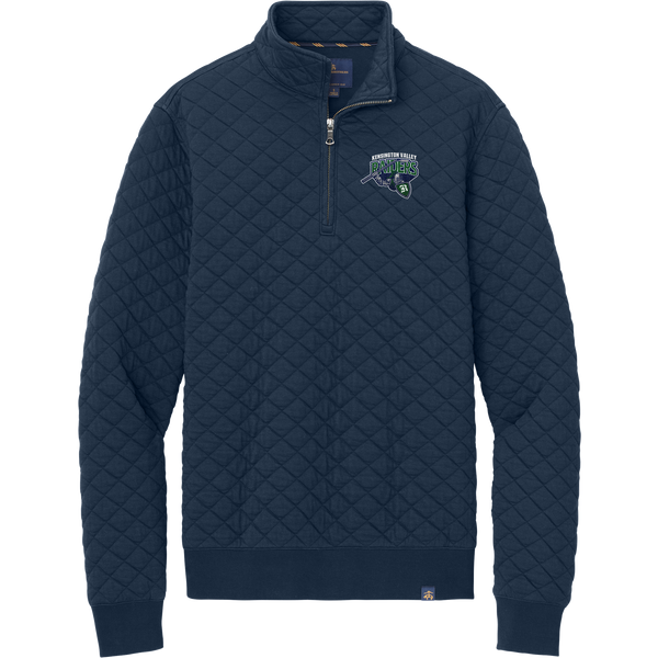 Kensington Valley Raiders Brooks Brothers Diamond Quilt 1/4-Zip