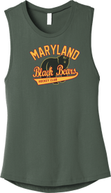 Maryland Black Bears Womens Jersey Muscle Tank