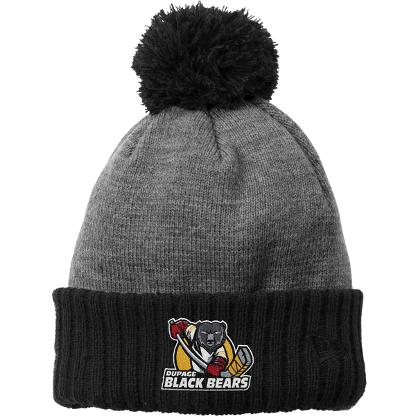 Dupage Black Bears New Era Colorblock Cuffed Beanie