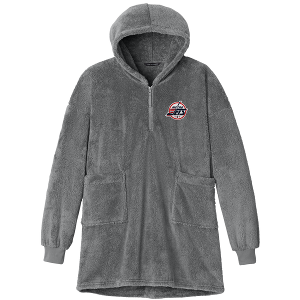 Metro Jets Plush Poncho