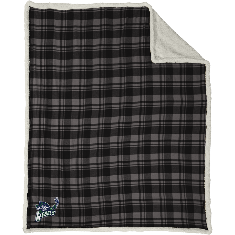 Kensington Valley Rebels Flannel Sherpa Blanket