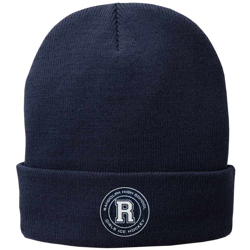 Randolph Girls Hockey Fleece-Lined Knit Cap