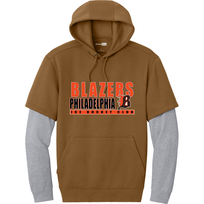 Philadelphia Blazers Tough Fleece Layered Hoodie