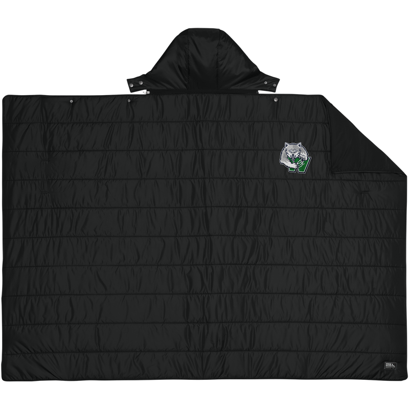 Woodbridge Wolfpack Eddie Bauer Puffy Camp Poncho