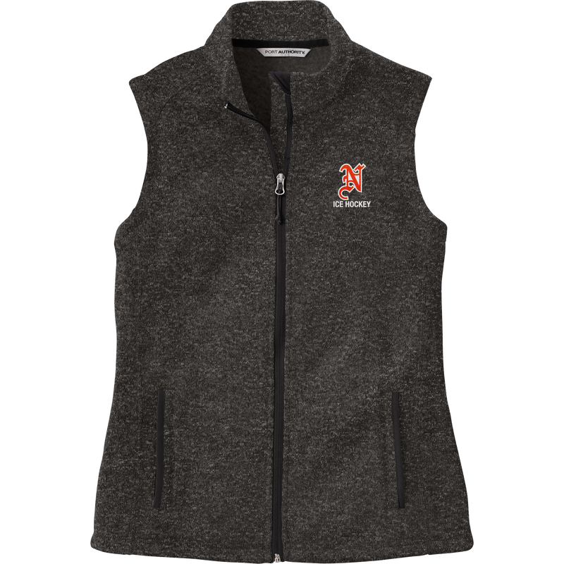 Midd North Hockey Ladies Sweater Fleece Vest