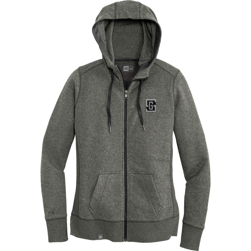 Gregory Schaefer New Era Ladies French Terry Full-Zip Hoodie