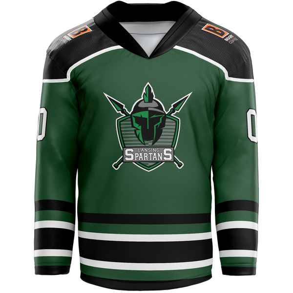 Lansing Spartans Youth Player Sublimated Jersey