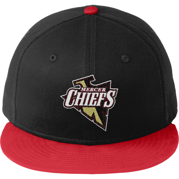 Mercer Chiefs New Era Flat Bill Snapback Cap