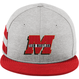 Team Maryland New Era Shadow Heather Striped Flat Bill Snapback Cap