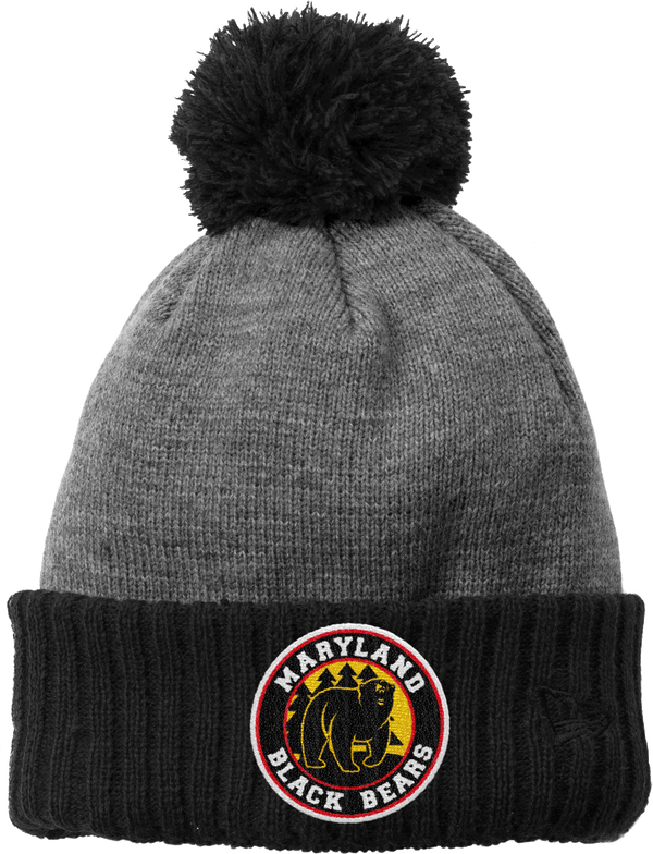 Maryland Black Bears New Era Colorblock Cuffed Beanie