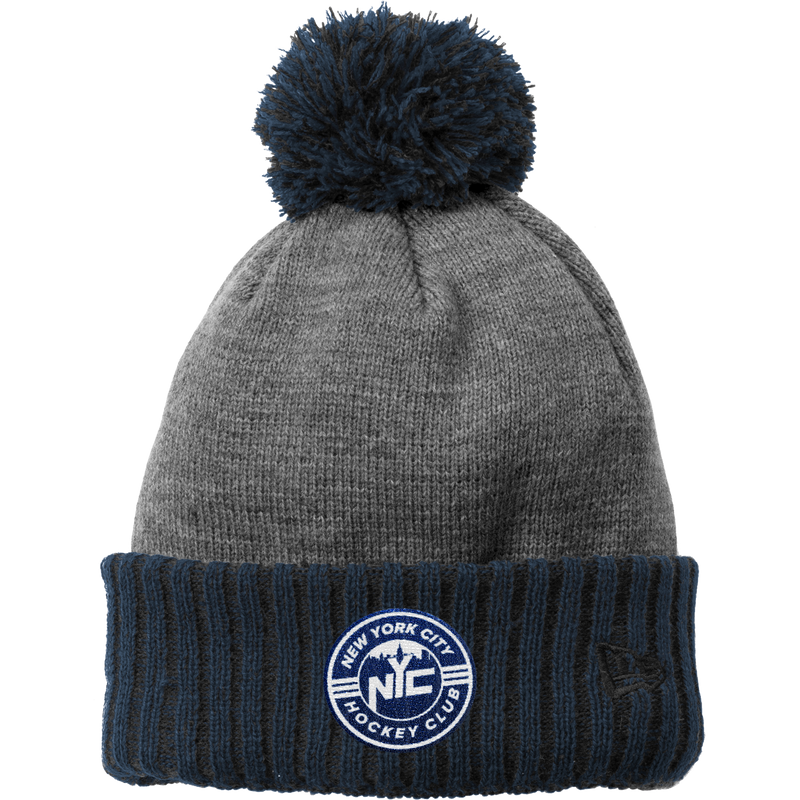 NYC Hockey Club New Era Colorblock Cuffed Beanie