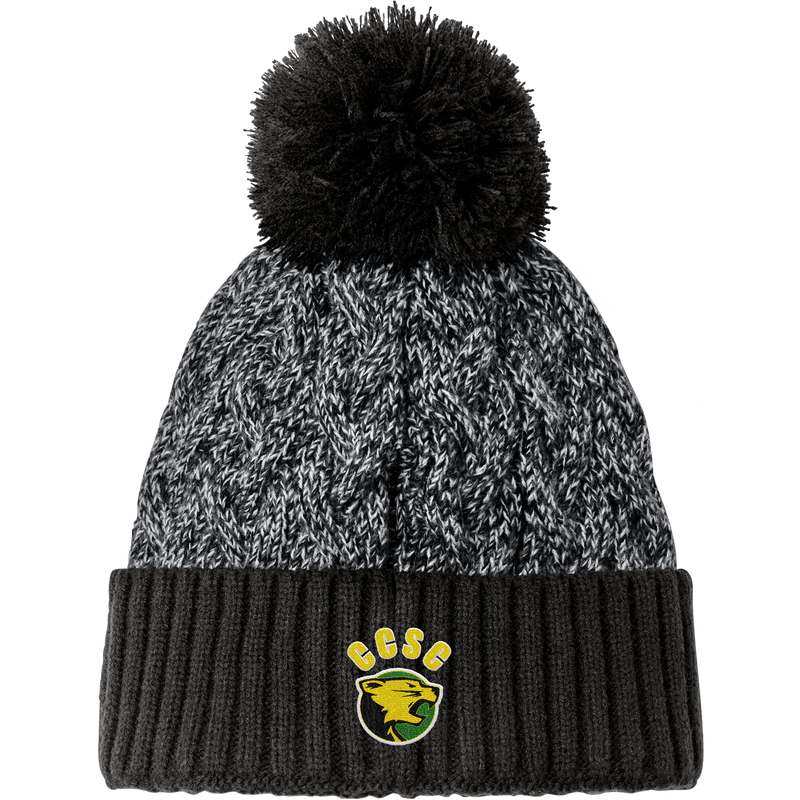 Chester County New Era Marled Knit Pom Beanie