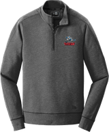 NJ Titans New Era Tri-Blend Fleece 1/4-Zip Pullover