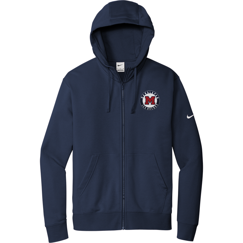 Manalapan Hockey Nike Club Fleece Sleeve Swoosh Full-Zip Hoodie