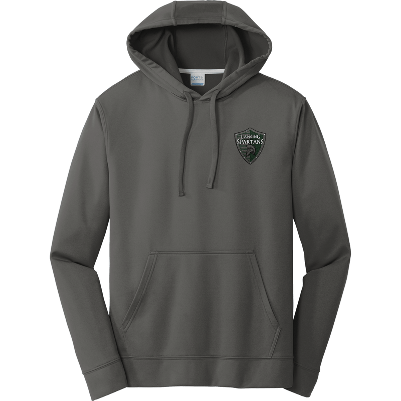 Lansing Spartans Performance Fleece Pullover Hooded Sweatshirt