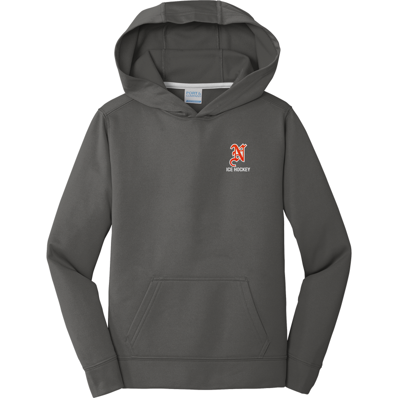Midd North Hockey Youth Performance Fleece Pullover Hooded Sweatshirt