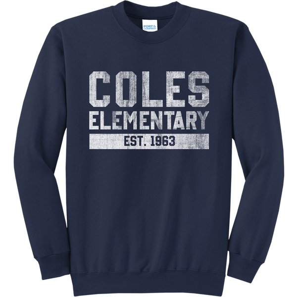 Coles Elementary Core Fleece Crewneck Sweatshirt