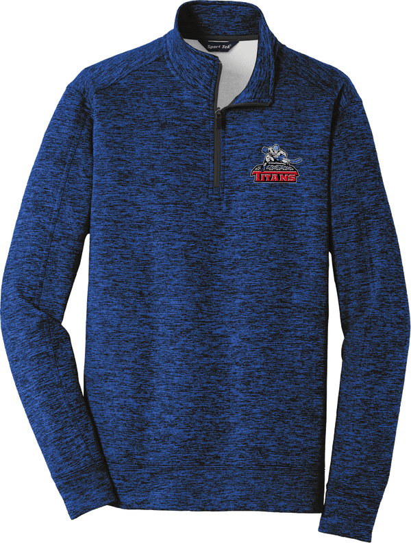 NJ Titans PosiCharge Electric Heather Fleece 1/4-Zip Pullover