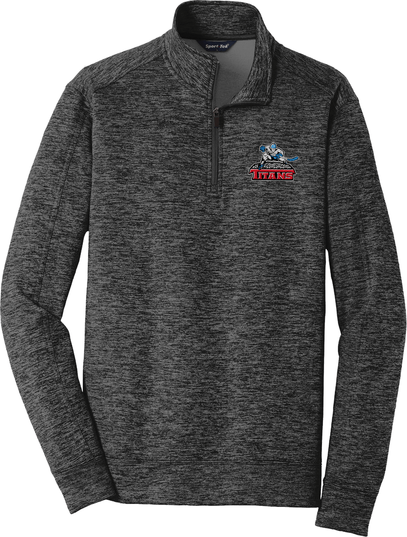 NJ Titans PosiCharge Electric Heather Fleece 1/4-Zip Pullover