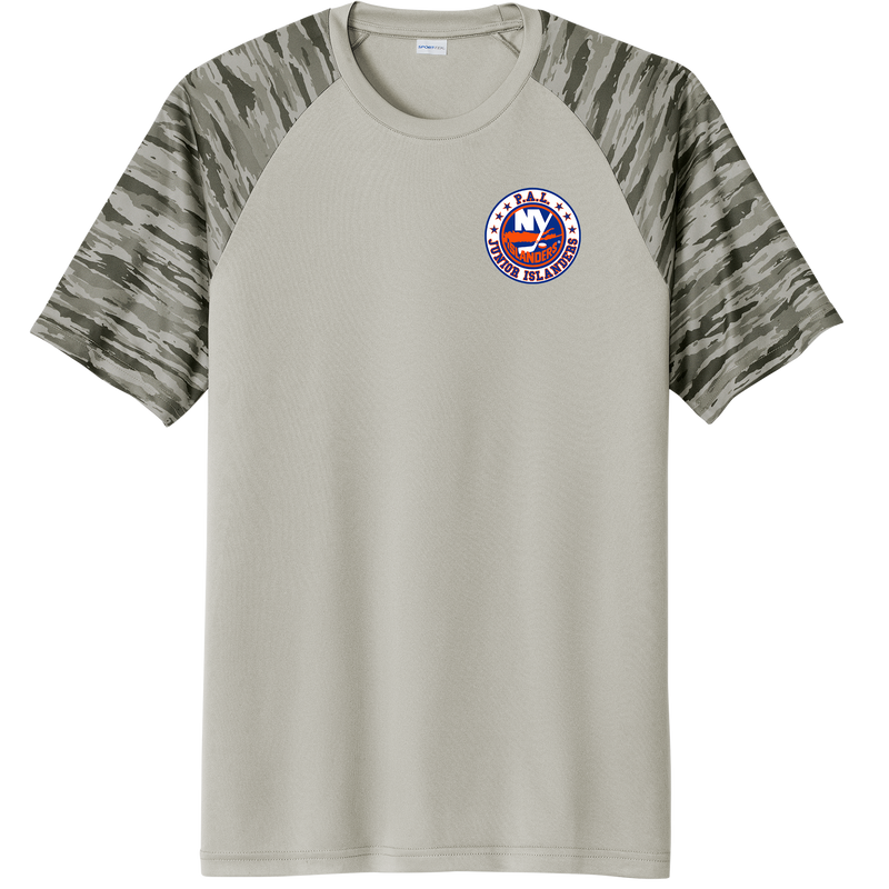 PAL Jr. Islanders Drift Camo Colorblock Tee