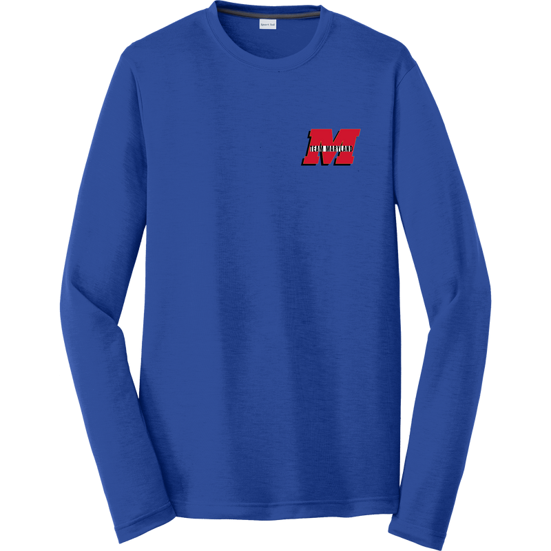 Team Maryland Long Sleeve PosiCharge Competitor Cotton Touch Tee