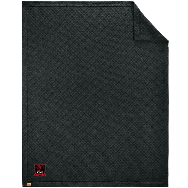 King Cobras TravisMathew Diamond Quilt Blanket