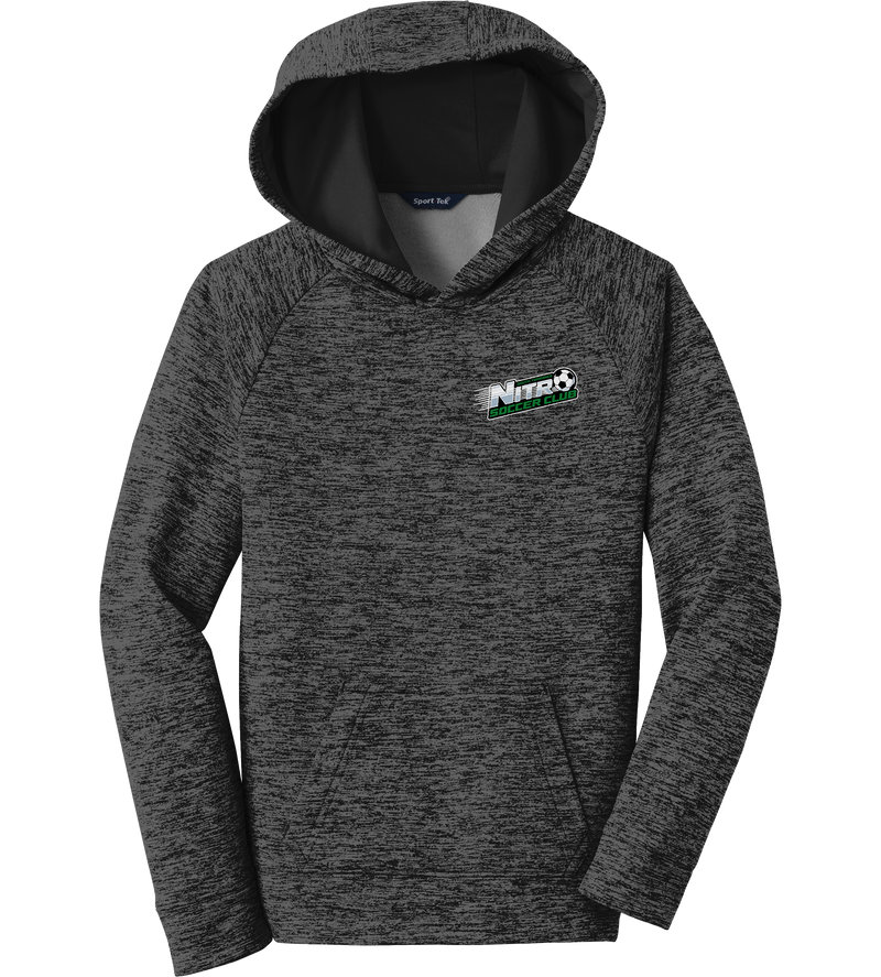 Nitro Soccer Youth PosiCharge Electric Heather Fleece Hooded Pullover