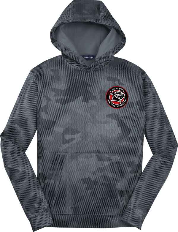 Palmyra Black Knights Youth Sport-Wick CamoHex Fleece Hooded Pullover