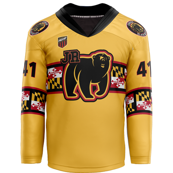 MD Lady Jr. Black Bears Adult Goalie Sublimated Jersey